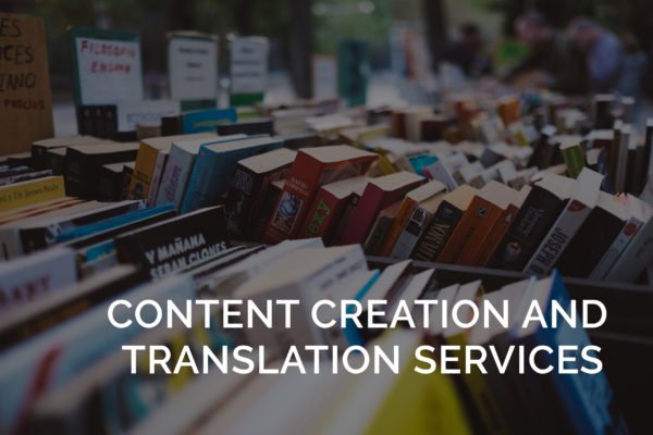 content creation and translation services